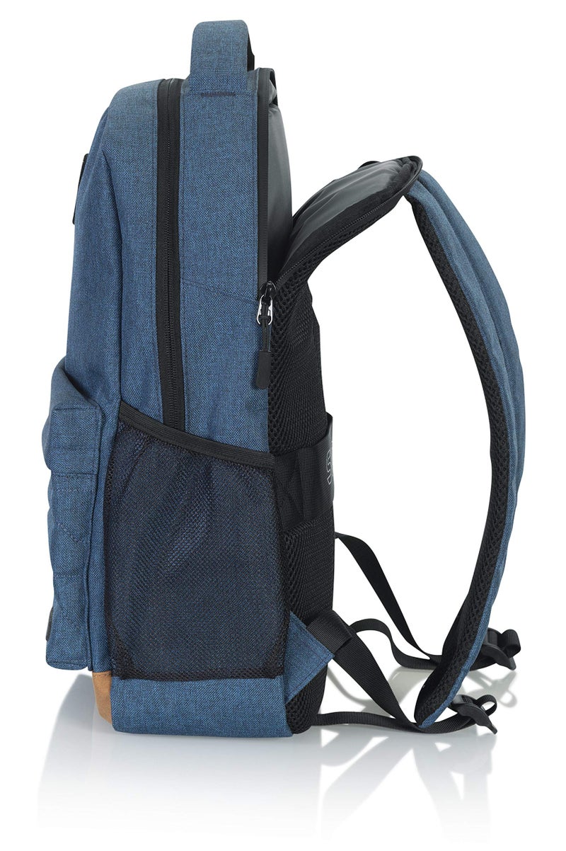 Slappa Alpha Series Gaming Laptop Backpack - Fits up to 15" Laptops; Blue (SL-ALPHA-LAPTOP-BP-BLU) - Image 5